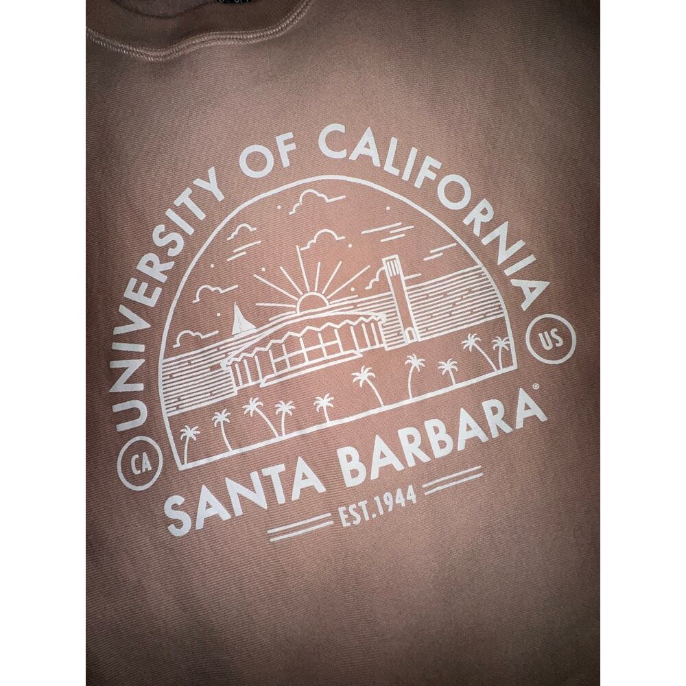 Uscape Apparel University of California Santa Barbara Pink Crewneck Sweatshirt - Picture 2 of 9